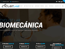 Tablet Screenshot of cyclistlab.com